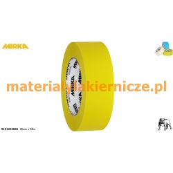 MIRKA 9191233001 Taśma Maskująca 30mm x 50m Lime Line 120˚C Lakiernicza Premium Mirka Essentials Masking Solutions mate
